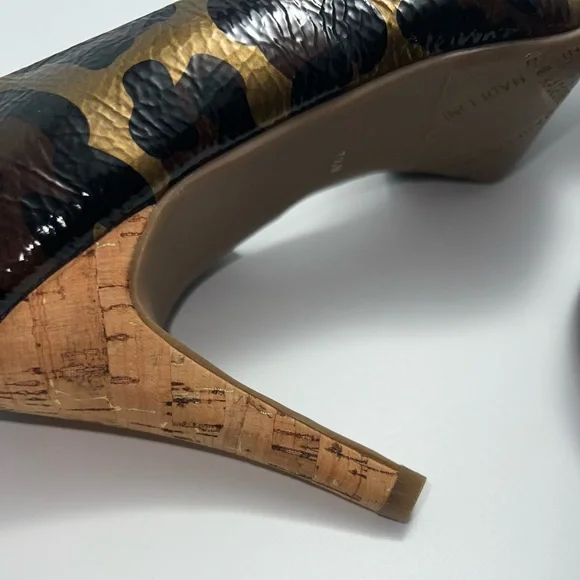 47. Madeline Shoes Leopard Print Heels - Picture 7 of 11